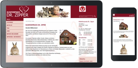Webdesign Tierarztpraxis in Halle